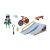 Playmobil MyLife Child with Skateboard and BMX 71798