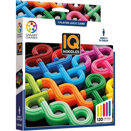 Smart Games - IQ Noodles, Puzzle Game with 120 Challenges