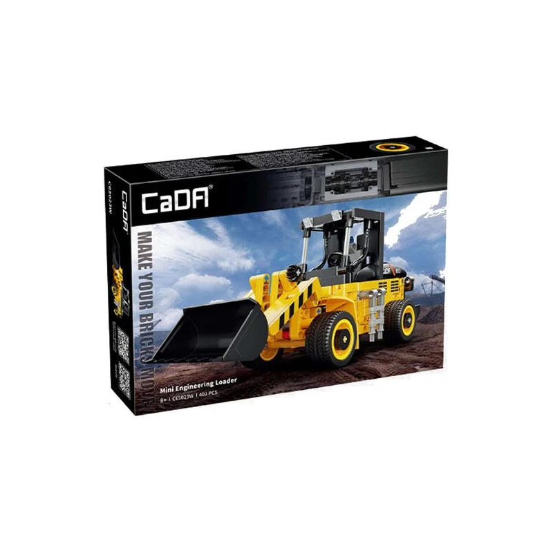CaDA C65023W Wheel Loader Construction Toy Set