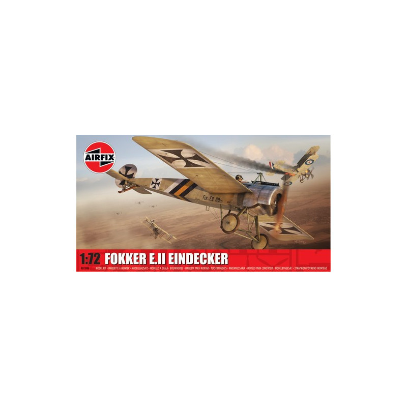 Airfix Fokker E.II Eindecker - A01086 Model Aircraft Kit 1:72 Scale