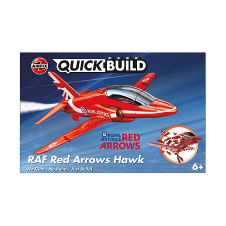Airfix J6018 QUICKBUILD Red Arrows Hawk Model Aircraft Kit 6+