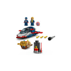 LEGO Marvel Captain America vs. Thanos Building Toy 76319