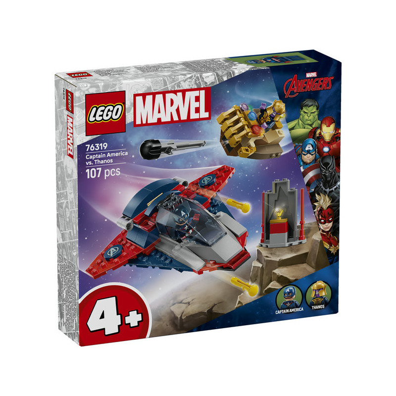 LEGO Marvel Captain America vs. Thanos Building Toy 76319