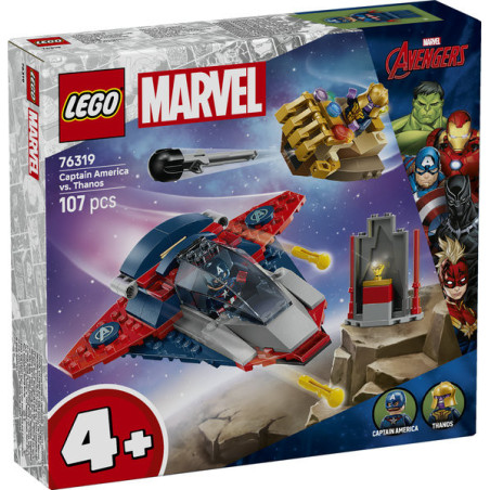 LEGO Marvel Captain America vs. Thanos Building Toy 76319
