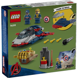 LEGO Marvel Captain America vs. Thanos Building Toy 76319
