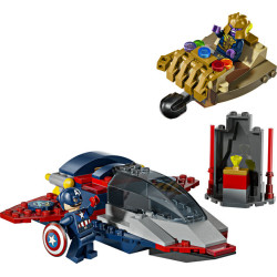 LEGO Marvel Captain America vs. Thanos Building Toy 76319