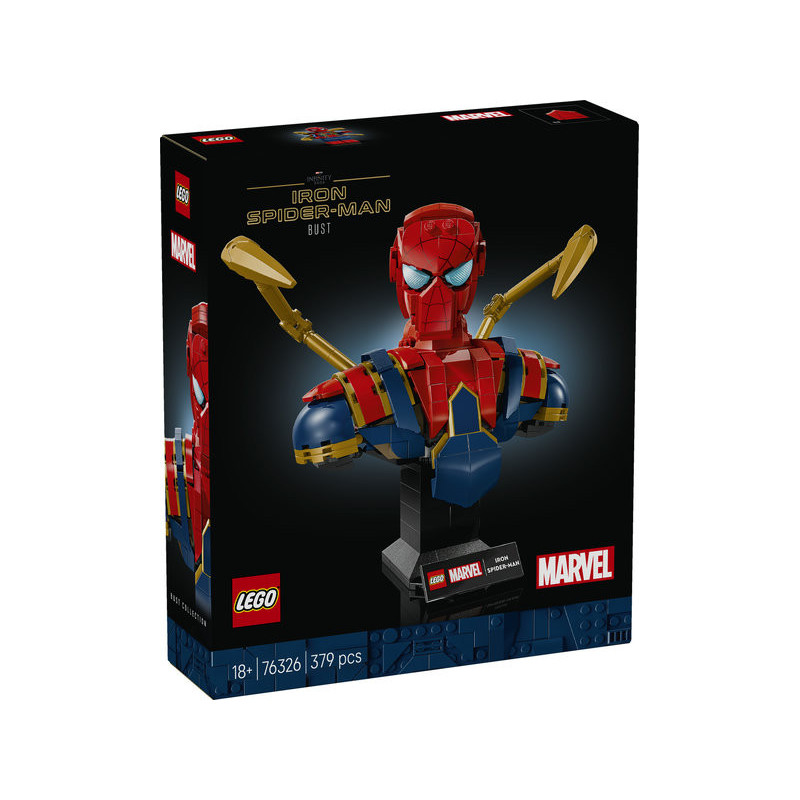 LEGO Marvel Iron Spider-Man Bust Avengers Building Set 76326
