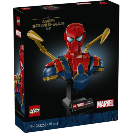 LEGO Marvel Iron Spider-Man Bust Avengers Building Set 76326