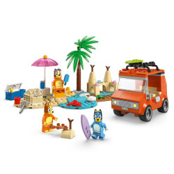 LEGO Bluey: Bluey’s Beach & Family Car Trip Toy Set 11202