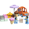 LEGO DUPLO Bluey Ice Cream Trip with Bluey Toddler Toy 10458