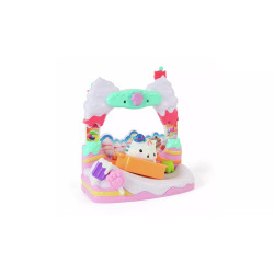 Gabby's Dollhouse The Movie- Cakey Cat's Sweet Treat Balcony Playset