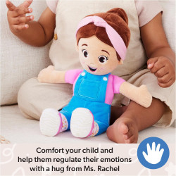 Ms. Rachel Official Cuddle & Comfort Doll, 11” Premium Plush Soft Toy
