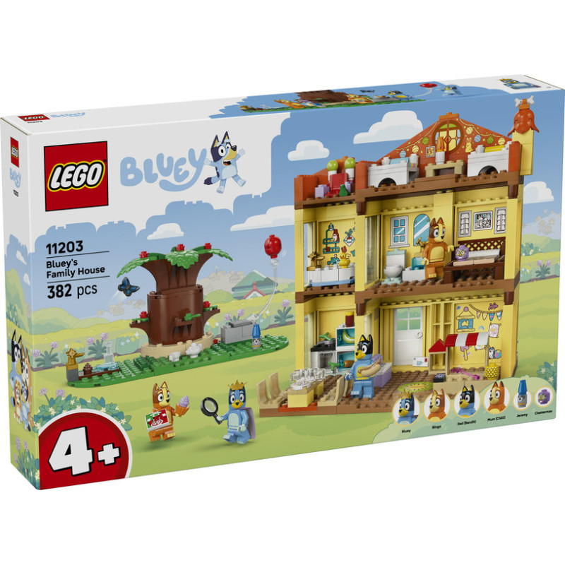 LEGO Bluey: Bluey’s Family House Toy for Kids aged 4+ 11203