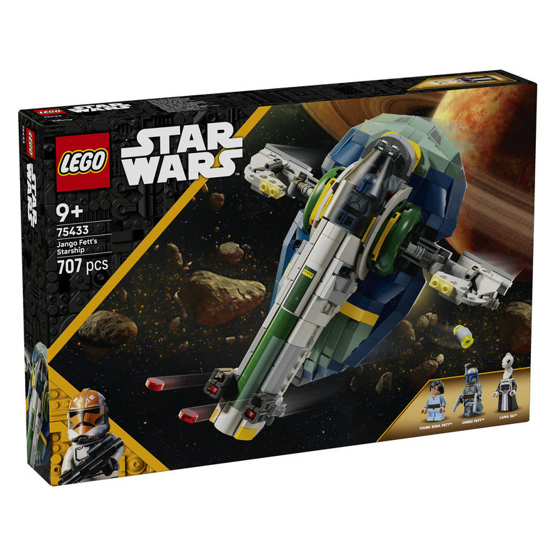 LEGO Star Wars Jango Fett’s Starship Building Toy Set 75433