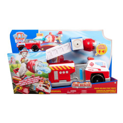 Paw Patrol Fire Rescue: Rapid Reload Fire Truck with Marshall Figure