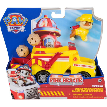 Paw Patrol Fire Rescue Rubble Rescue Fire Dump Truck