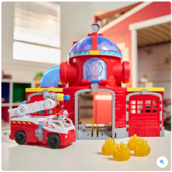 Paw Patrol Fire Rescue Command Centre with Marshall Figure Playset