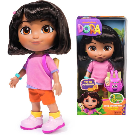 Dora, Sing & Explore Dora Doll with Music, Sound Effects