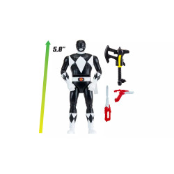 Power Rangers Re-Ignition Mighty Morphin Black Rangers Figure