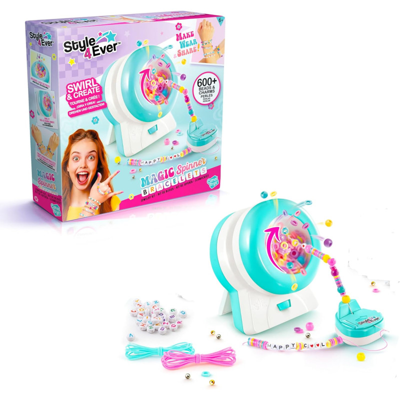 Style 4 Ever Magic Spinner Bracelets, DIY Friendship Bracelets