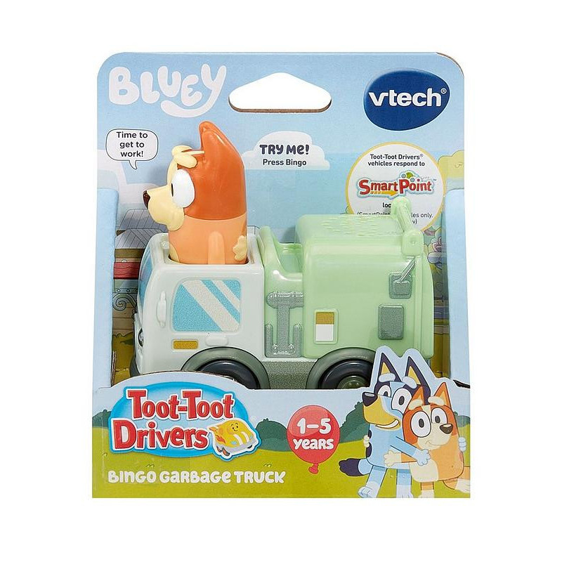VTech Toot-Toot Drivers Bluey Bingo Garbage Truck