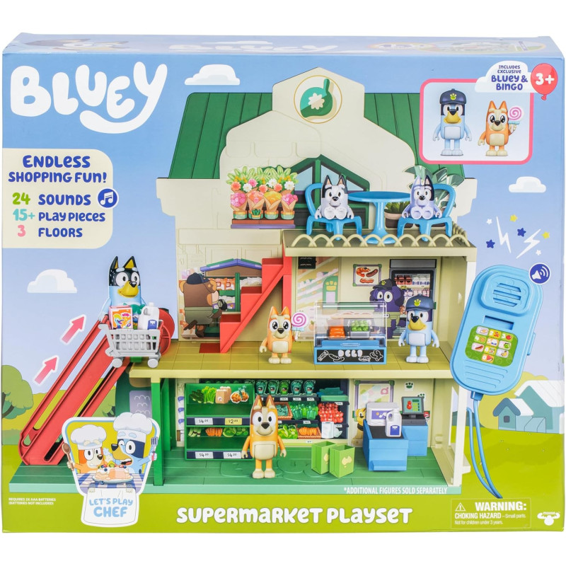 Bluey Supermarket Playset