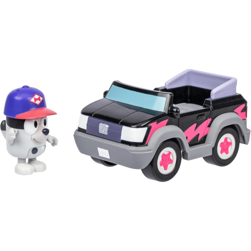 Bluey Pizza Girls Car with Muffin