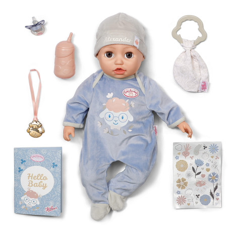 Baby Annabell Interactive Alexander 43cm Doll