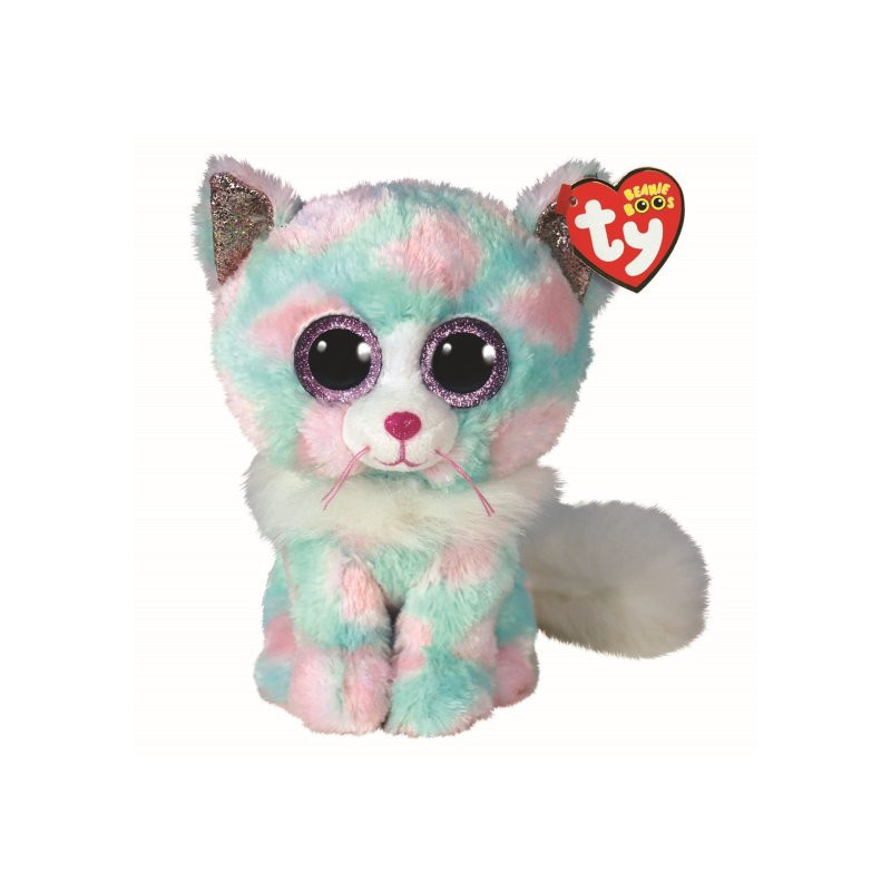 Ty Beanie Boo's OPAL PASTEL CAT  Soft Plush Toys