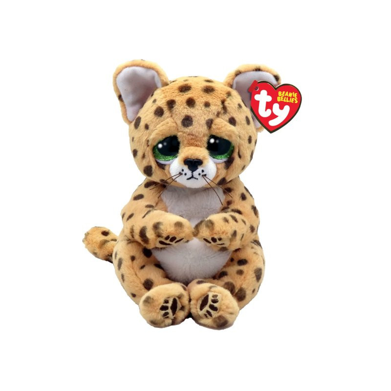 Ty Beanie Boo's LLOYD LEOPARD - BEANIE BELLIES oft Plush Toys