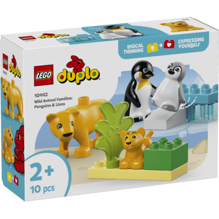 LEGO DUPLO Wild Animal Families: Penguins & Lions Set 10442