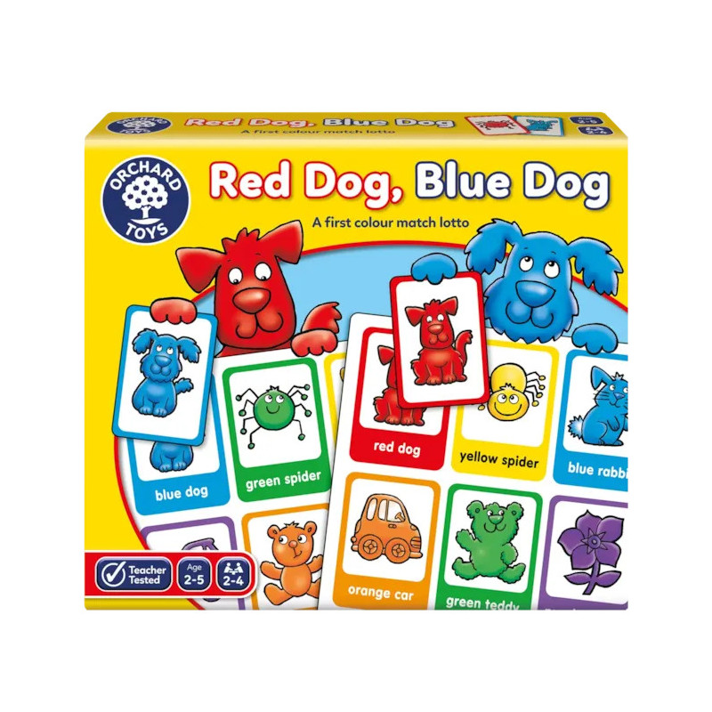 Orchard Toys Red Dog, Blue Dog Game