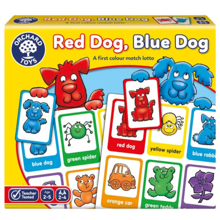 Orchard Toys Red Dog, Blue Dog Game