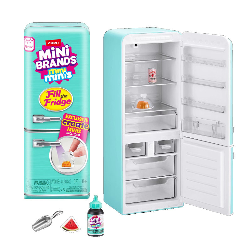Mini Brands by ZURU Fill the Fridge Playset