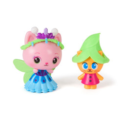 Gabby’s Dollhouse- The Movie 2 Pack Figure- Queen Kitty Fairy & Kitty Gnome