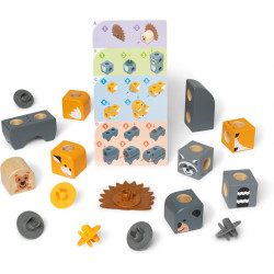 Melissa & Doug Blockables Woodland Friends Snap And Play