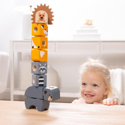 Melissa & Doug Blockables Woodland Friends Snap And Play