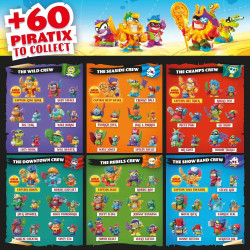 Piratix Adventure World Golden Series 4 Pack Figure Set (Assortment)