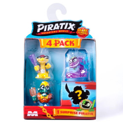Piratix Adventure World Golden Series 4 Pack Figure Set (Assortment)