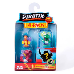 Piratix Adventure World Golden Series 4 Pack Figure Set (Assortment)