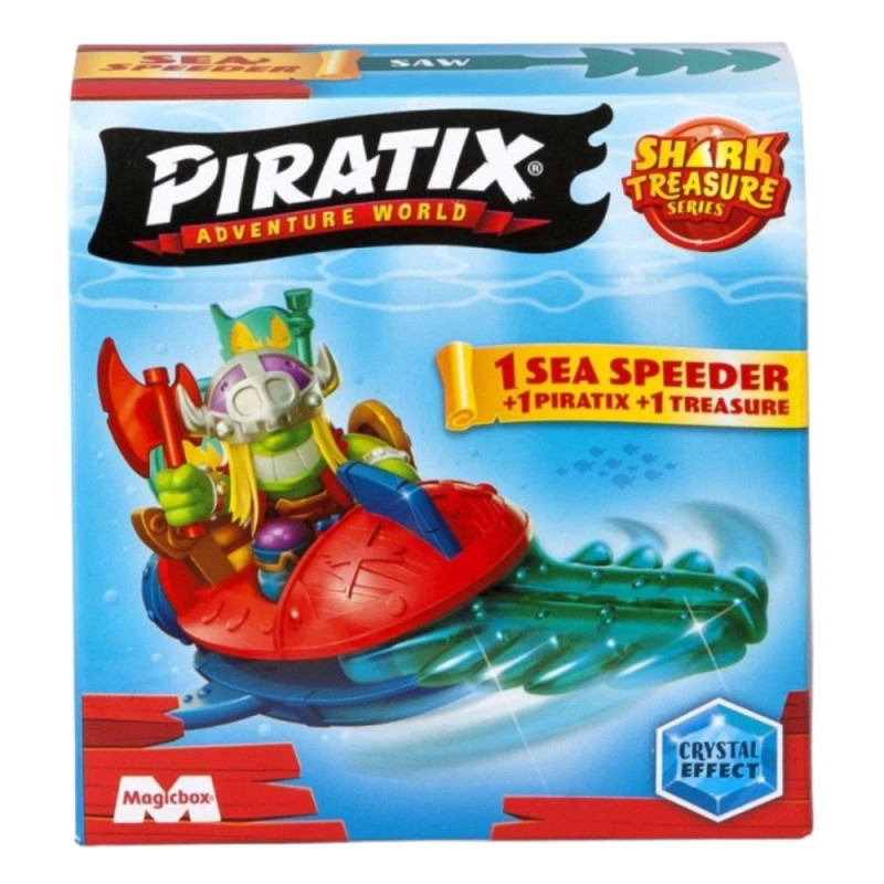 Piratix Shark Treasure Series: Sea Speeder Vehicle (Assortment)