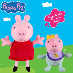 Peppa Pig and Evie Soft Plush Toy Set