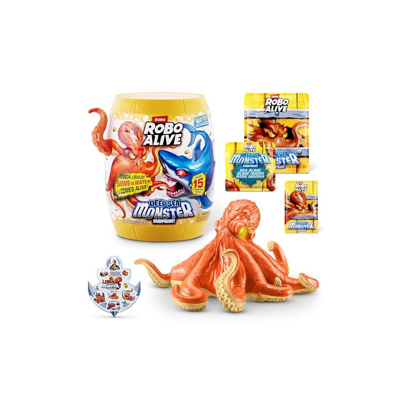 Robo Alive Deep Sea Monster Surprise - Octopus