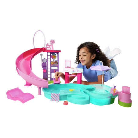 Barbie Dream Pool Playset with 6 Play Areas