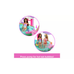 Barbie Dream Pool Playset with 6 Play Areas