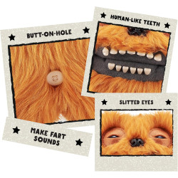 Fuggler Funny Ugly Monster Fart Face Count Underoo Mcgoo Plush Soft Toy