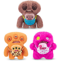 Fuggler Funny Ugly Monster Mini Rascals Double Trouble Squidge Plush Soft Toy
