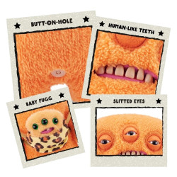 Fuggler Funny Ugly Monster Mini Rascals Double Trouble Annoyed Alien Plush Soft Toy