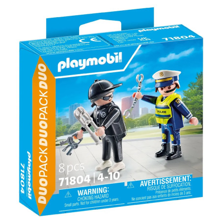 Playmobil Policeman And Burglar Duo Pack 71804