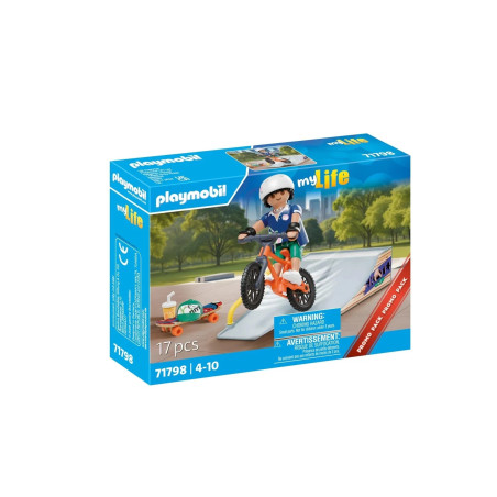 Playmobil My Life: Skateboarder With Ramp 71798